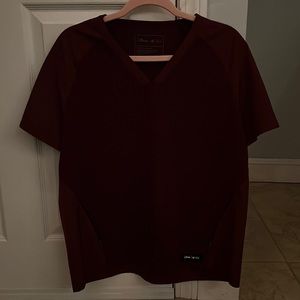 FIGS x Disney Burgundy Scrub Top- Large